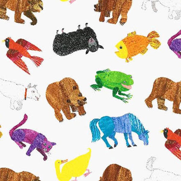 The Very Hungry Caterpillar - Brown Bear Animal Multi by Eric Carle from Andover