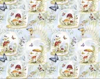 Intriguing Mushrooms - Mushroom Jars by Susan Winget from Springs Creative Fabric
