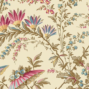 Sienna - Whimsical Garden Cream from Andover Fabrics