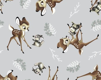 Bambi - Bambi Thumper Toss Gray by Disney from Springs Creative Fabric