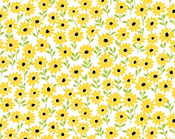 Sunny Bee - Daisies White from Andover Fabrics
