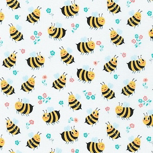 Bees Knees - Bumble Bees from Robert Kaufman Fabric