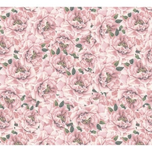 Forever Fashion - Peonies Pink from David Textiles Fabric