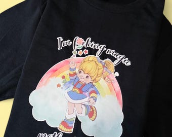 I'm Fucking Magic Motherfucker T-shirt – Rainbow Brite Parody Tee