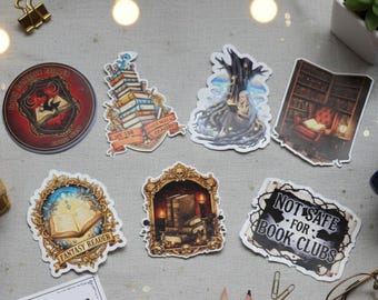 Dark Romance Reader Sticker Pack | Bücherwurm Vinyl Sticker