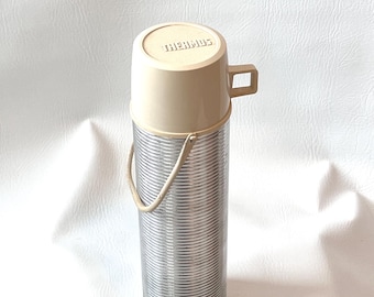 Termo vintage King Seeley 2484 - Aluminio acanalado