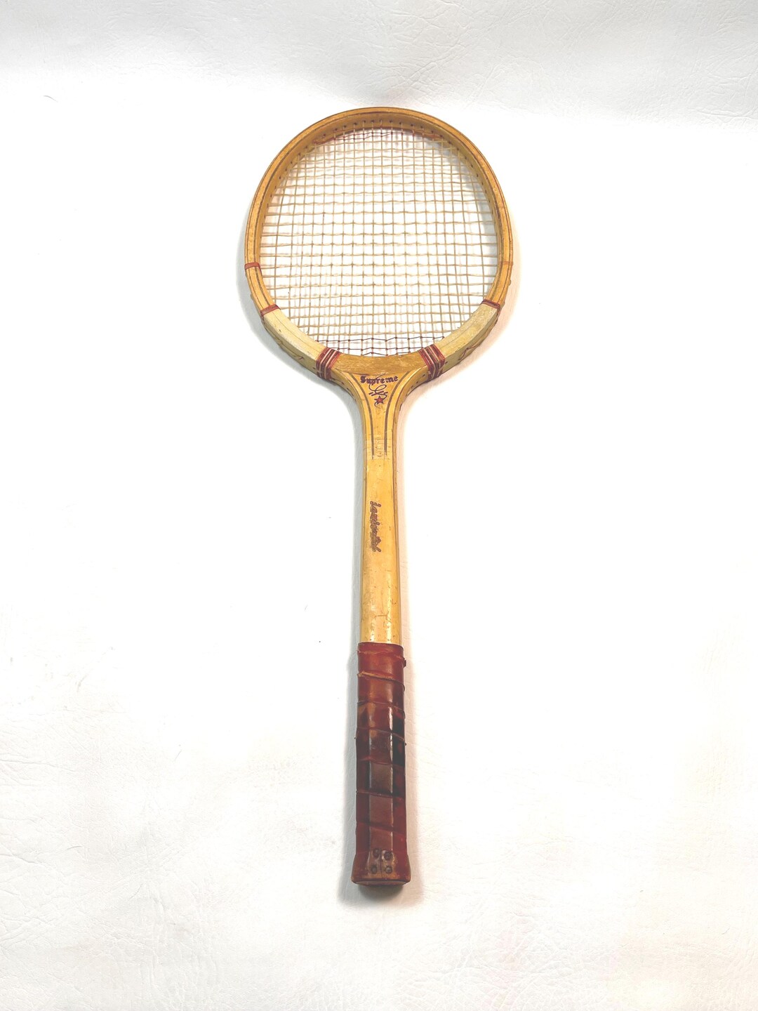 Lining Racket Wood Vintage Supreme Laminated Wood Tennis Racket - Lightweight - Etsy