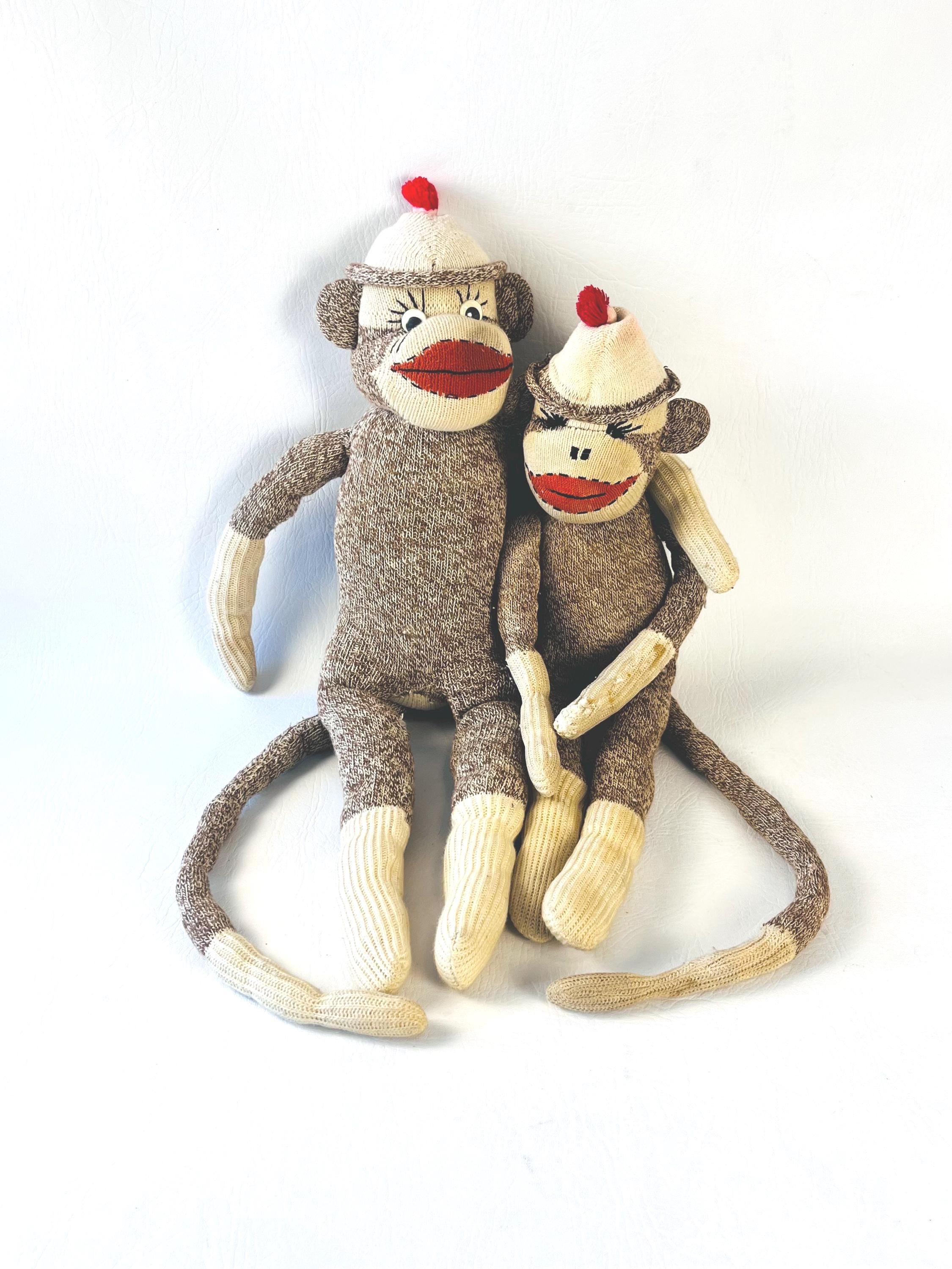Red monkey plush - Etsy 日本