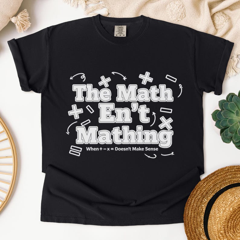 Math Humor Shirt Funny Mathematics Teacher Shirt Equation Joke Nerdy ...