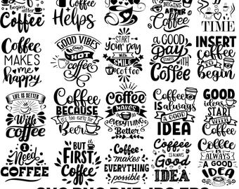 Coffee SVG | Coffee Cup Clipart | Barista Quote Design for Cricut & Silhouette
