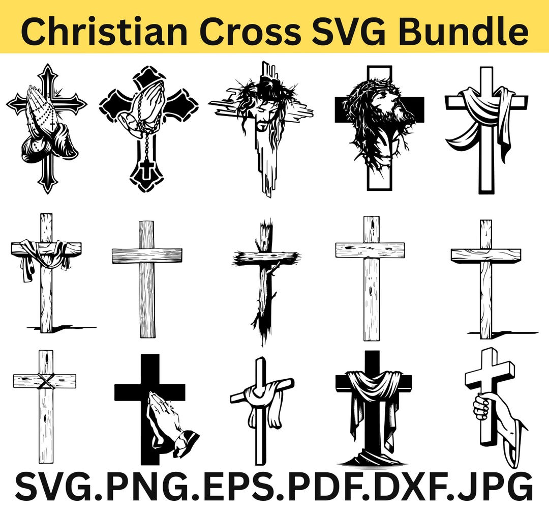 Christian Cross SVG | Faith Cross Cut File | Jesus Cross SVG | Church ...