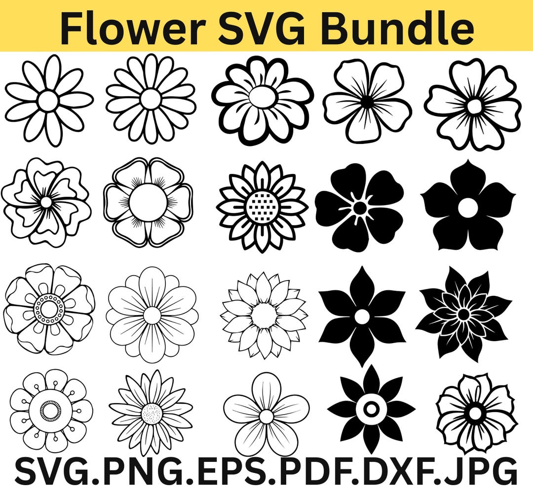 Beautiful Floral Flower SVG Cut File | Cricut & Silhouette Compatible ...