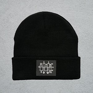 Graphic Sigil Beanie – Black Patch
