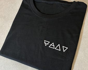 Maglietta Minimal Occult Sigil – Simbolo Alchemico, Maglietta Unisex Nera
