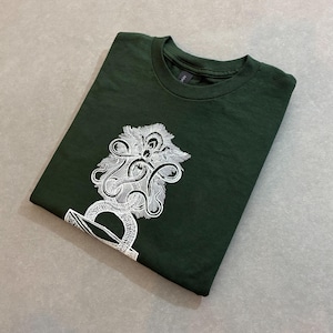 Hermetic Serpent T-Shirt – Occult Transformation Symbol Tee