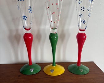 Orrefors ”Clown” glasses