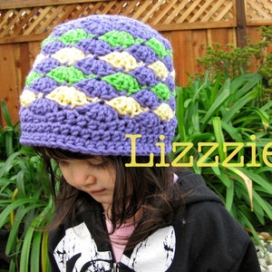 PATTERN Sweet Shells Crochet Hat Instructions to make super cute easy girls hats baby toddler child teen Instant digital download image 4