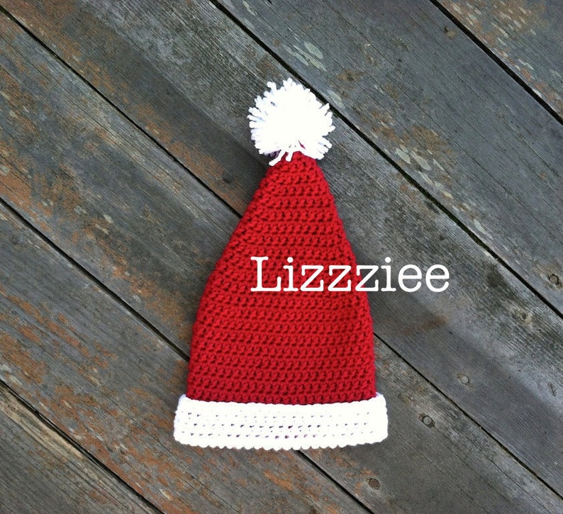 Santa and Christmas Tree Hat Patterns Instructions to make super cute and easy hats baby toddler child teen adult Digital Download image 5