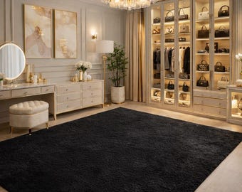 Alfombra geométrica con bloques de color, alfombra abstracta de estilo moderno de mediados de siglo para sala de estar.