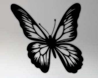 Butterfly Laser Cut SVG | Butterfly Cnc Cut | Cricut Butterfly silhouette and dxf
