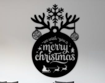 Christmas Tree Ornament SVG – Holiday Cut File, Laser / Cricut Decoration