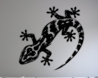 Gecko SVG DXF | Gecko Silhouette Laser Cut | Cricut and Plasma File