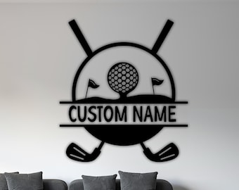 Golf custom dxf file, cnc, dxf, plasma, glowforge, png, laser cut, printable