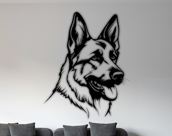 German Shepherd SVG, Laser Cut File (Digital Download)