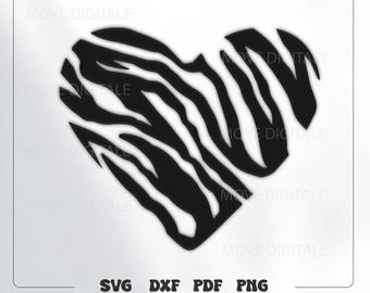 Abstract Heart SVG - Valentine's Day Laser Cut - CNC Plasma Glowforge Heart File