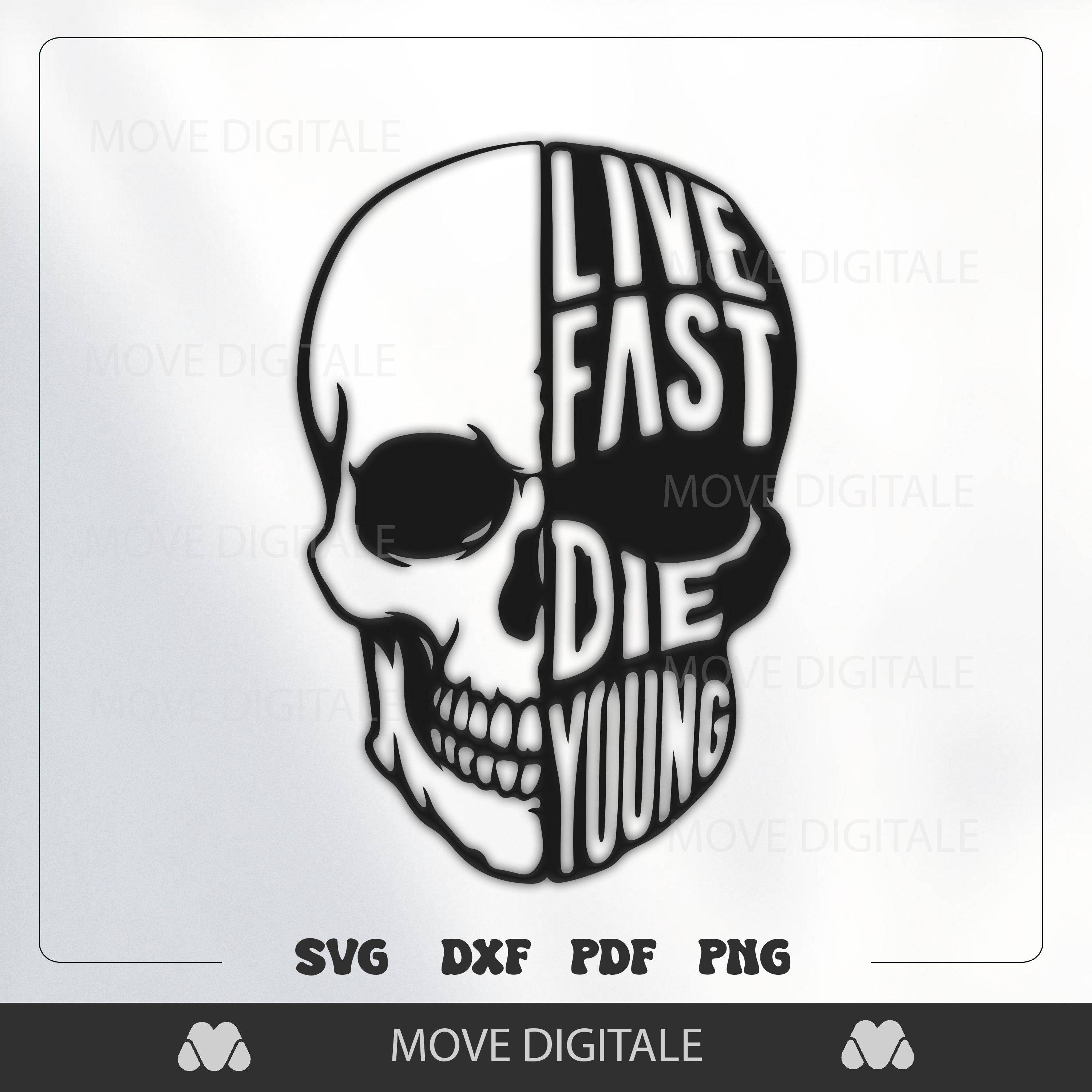 Live Fast Die Young - Etsy
