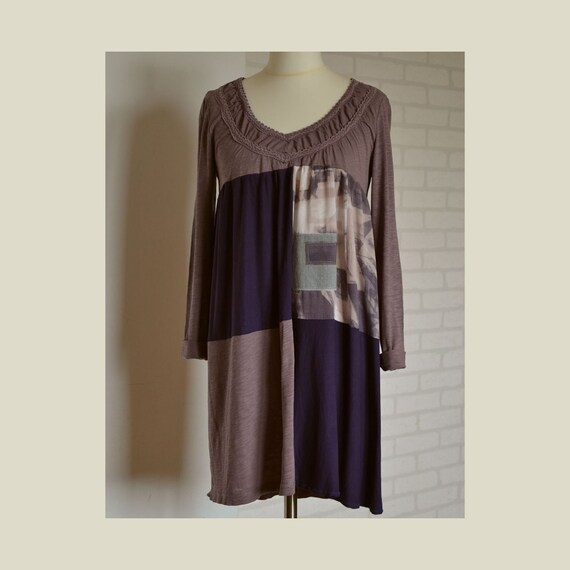 casual purple dress
