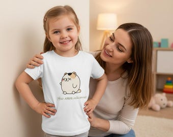 Kids' T-Shirt Mini but mighty – Funny Cat | Cool Kids' T-Shirt