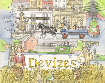 Devizes - 5 greetings cards