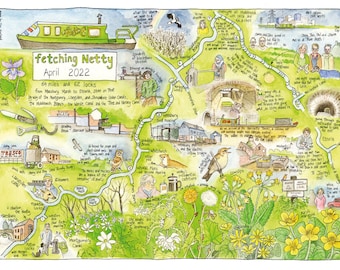 Fetching Netty - the map of a canal voyage (A3)