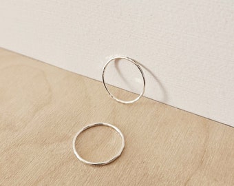 Sterling Silver Skinny Stacking Ring