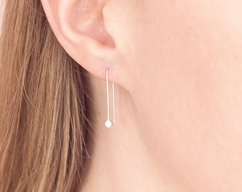 Recycled Zero-Waste Ear Threads (Sterling Silver)