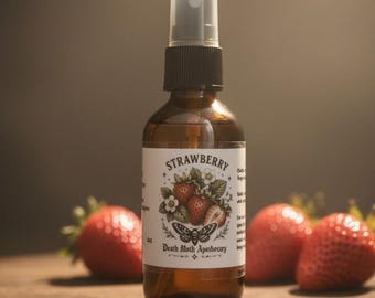 Spray corporal de fresa