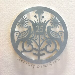 25th Wedding Anniversary / 25th Anniversary Gift / 25th - Etsy