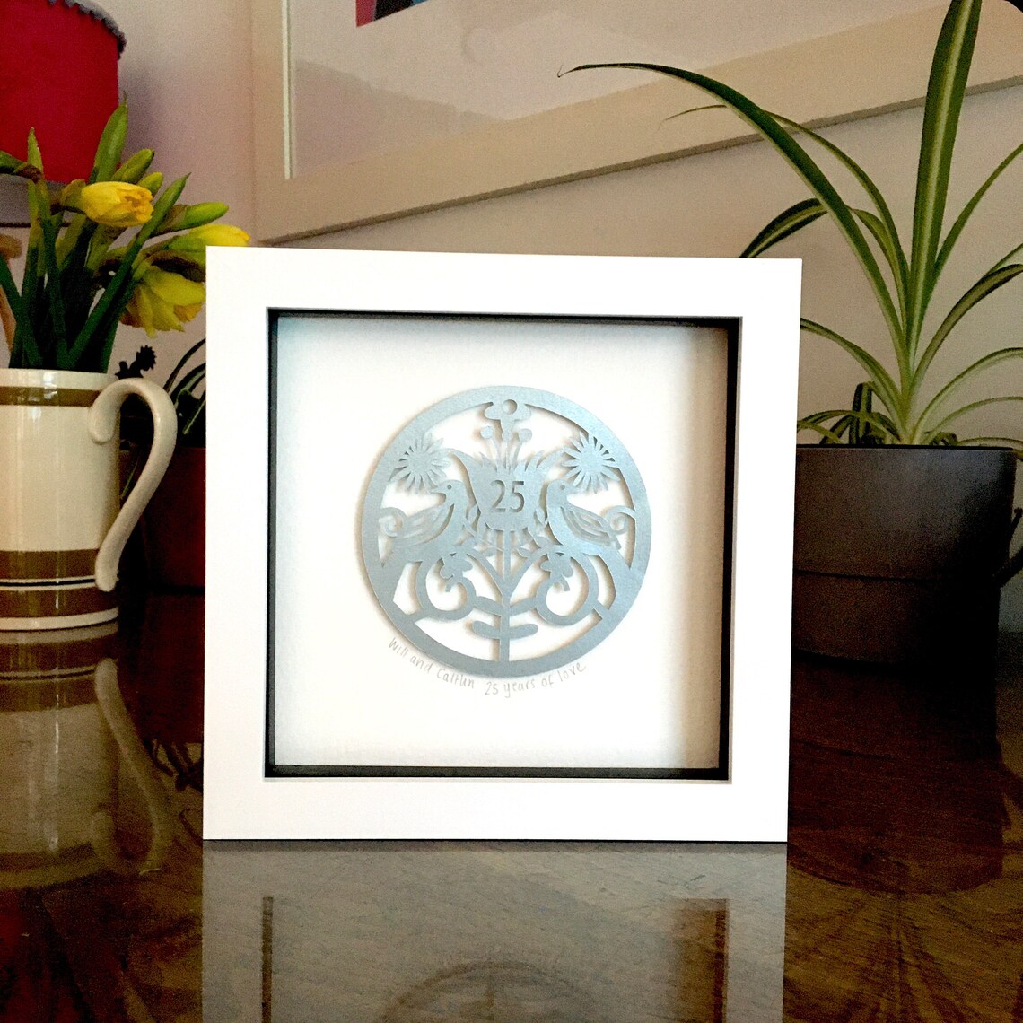 25th Wedding Anniversary / 25th Anniversary Gift / 25th - Etsy