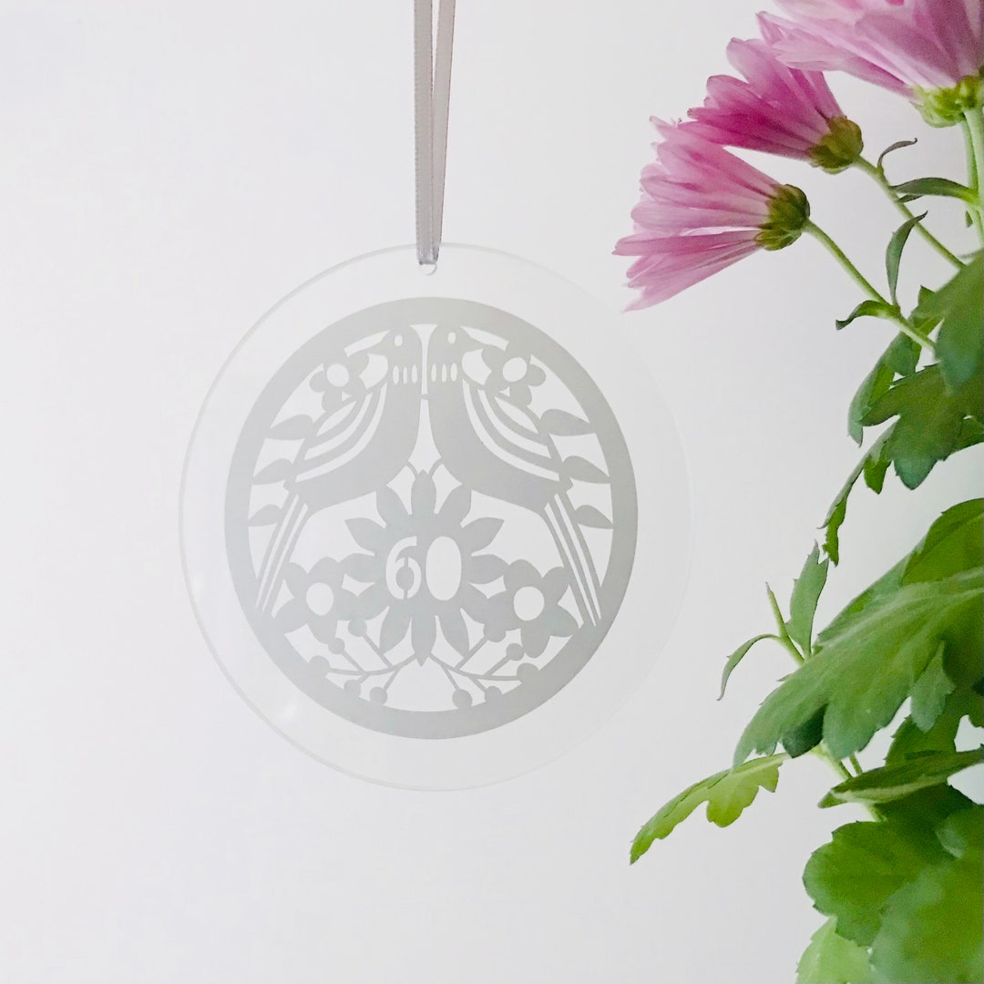 60th Wedding Anniversary Gift Diamond Anniversary Present - Etsy