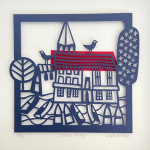 Paper Cut Art / Papercut /  3d Paper Wall Art / Scherenschnitte /  Paper cutting / Coastal Art / Gallery Wall Art / wall Decor