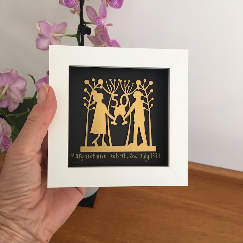 50th Anniversary Gifts for Parents / 50th Wedding Anniversary Etsy