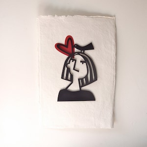 3d Paper Wall Art / Papercut Art / Papercut / Scherenschnitte / Paper cutting / Portrait Art / Gallery Wall Art / Wall Decor