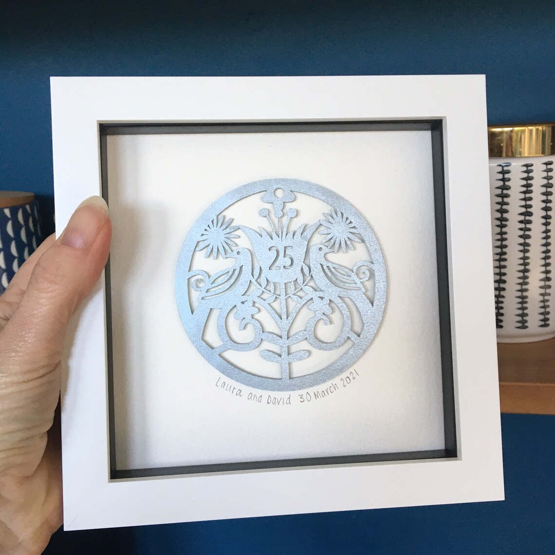 25th Wedding Anniversary / 25th Anniversary Gift / 25th - Etsy