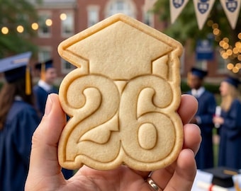 2026 Graduation Cookie Cutter and Stamp, Class of 2026 Cookie Cutter, Grad Cookie Stamp, Senior 2026 Cookie Cutter
