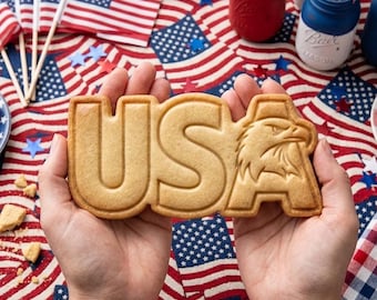 Juego de sellos para galletas del 250 aniversario de Bird USA, regalo del Día de la Independencia, repostería patriótica, 250 años de libertad, 1776-2026 EE. UU., cortador con la bandera de EE. UU.