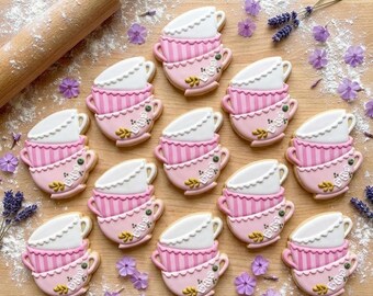 Tea Cup Cookie Cutter, Spring Cookie, Mother’s Gift, Gift For Mom, Flower Cutter, Floral Baking, Mom Cutter, Flower Cutter, Birthday Cutter