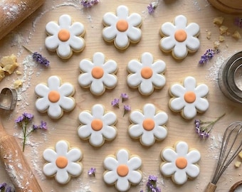 Daisy Cookie Cutter, Spring Cookie, Mother’s Gift, Gift For Mom, 3D Printed Baking Shapes, Floral Baking, Graduation Cookie