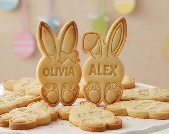 Personalization Name Easter Day Cookie, Easter Day Cookie, Easter Day Gifts, Bunny Cookie Cutter, Easter Kids, Custom Easter