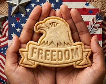 Sello cortador de galletas FREEDOM 250 USA, Sello para galletas We The People USA, Regalo del Día de la Independencia, Repostería patriótica, Cortador de arcilla, 4 de julio